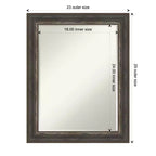 Specchio da bagno da parete Alta Petite Bevel