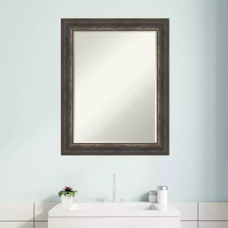 Specchio da bagno da parete Alta Petite Bevel