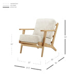 Fauteuil d'appoint rembourré