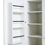 Whisen 71''H Freestanding Kitchen Storage Pantry, Large Dining Storage Cabinet Cupboard Sideboards With 6 Doors, Adjustable Shelves