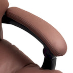Fauteuil de bureau massant, chauffant et inclinable en microfibre Vinsetto avec vibrations