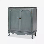 Hippe 34Tall-2 Door Farmhouse Style Accent Cabinet with Adjustable Legs|Hulala Home
