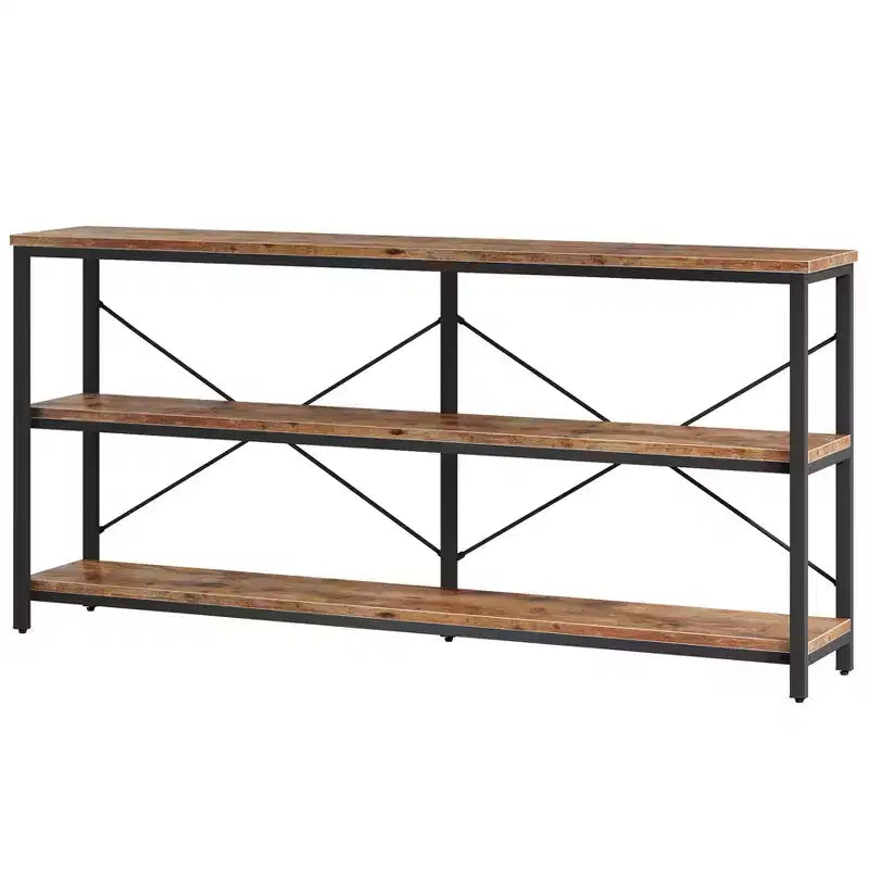 Lantine 55 Inches 3 Tiers TV Stand Console Long Sofa Table