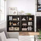 Libreria a 3 ripiani, Scaffali autoportanti 100 cm, Libreria alta per casa, ufficio, soggiorno, Arredo Decorativo