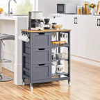 Isola da cucina mobile carrello da cucina con armadietto e cassetto