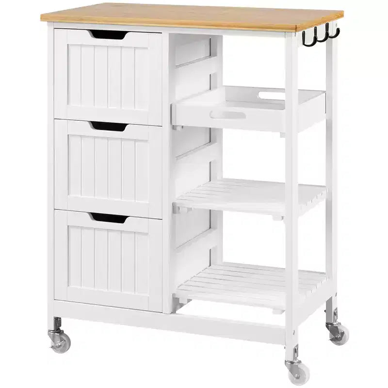 Isola da cucina mobile carrello da cucina con armadietto e cassetto