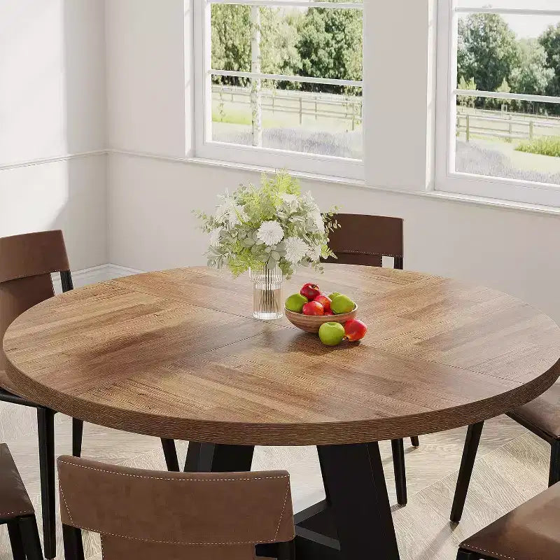 Tavolo da pranzo rotondo da 119 cm per 4 persone