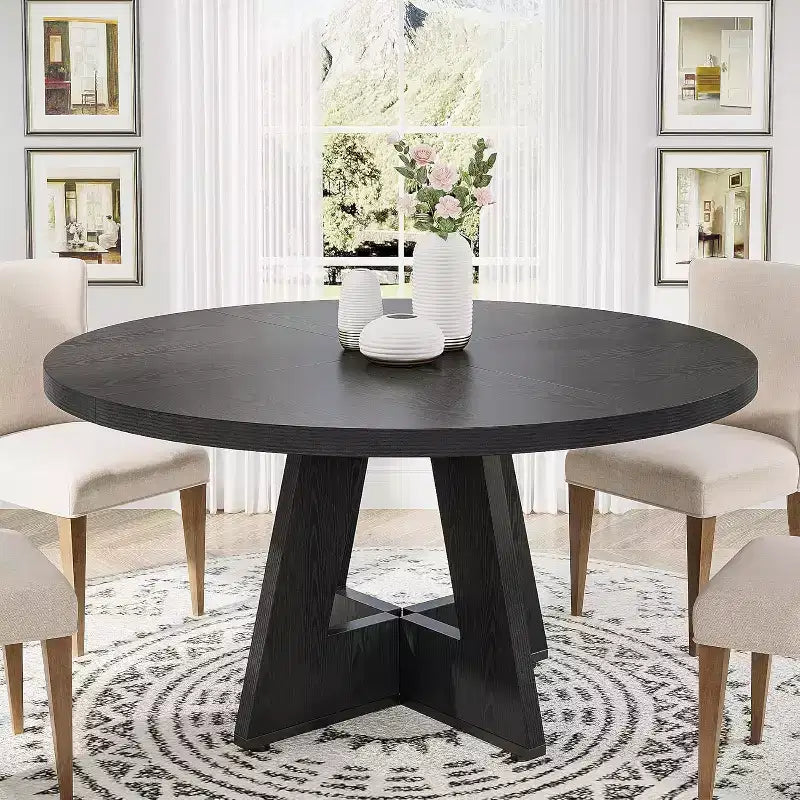 Tavolo da pranzo rotondo da 119 cm per 4 persone