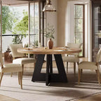 Tavolo da pranzo rotondo da 119 cm per 4 persone