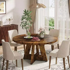 Tavolo da pranzo rotondo da 119 cm per 4 persone