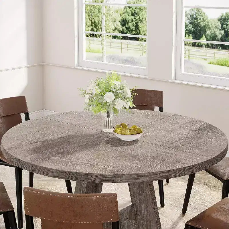 Tavolo da pranzo rotondo da 119 cm per 4 persone