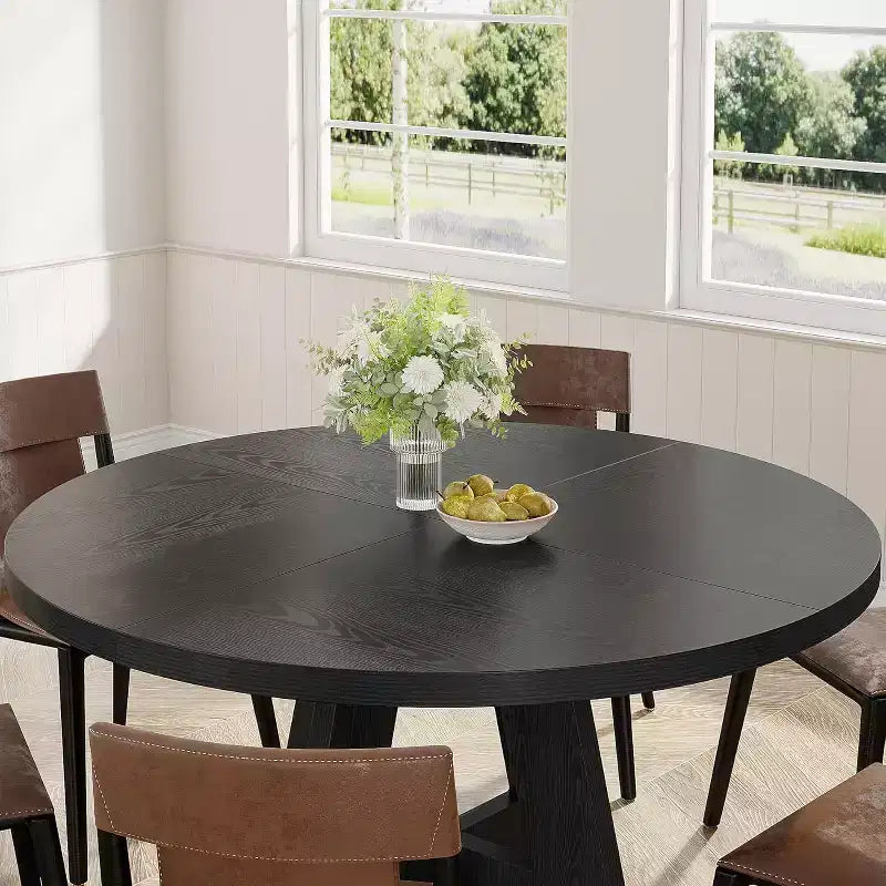 Tavolo da pranzo rotondo da 119 cm per 4 persone