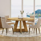 Tavolo da pranzo rotondo da 119 cm per 4 persone