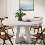 Tavolo da pranzo rotondo da 119 cm per 4 persone
