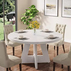 Tavolo da pranzo rotondo da 119 cm per 4 persone