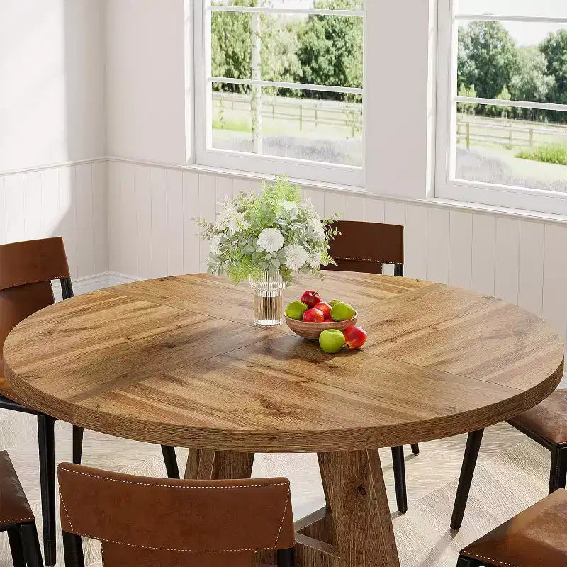 Tavolo da pranzo rotondo da 119 cm per 4 persone
