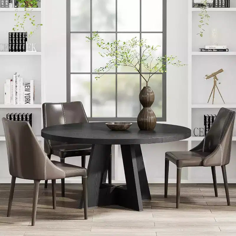Tavolo da pranzo rotondo da 119 cm per 4 persone