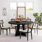 Tavolo da pranzo rotondo da 119 cm per 4 persone