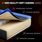 Chaise de bureau de jeu pivotante en cuir PU