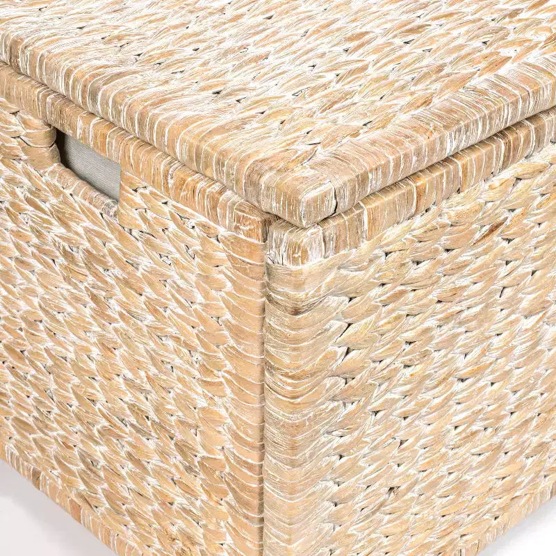 Baule portaoggetti in vimini intrecciato Anada 30