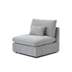 Large Linen Corner Sectional Sofa Couch for Living Room Set