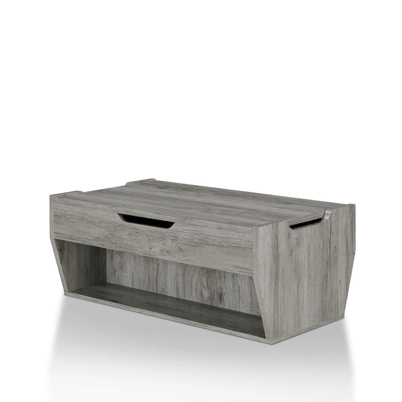 Tavolino da caffè Rere Rustic di Furniture of America, 104 cm, con piano sollevabile