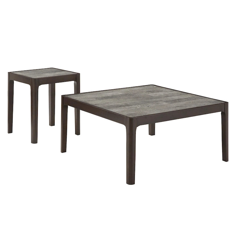 Tavolo Ludvika con piano effetto marmo di iNSPIRE Q Modern