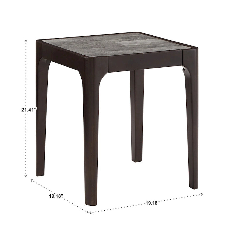 Tavolo Ludvika con piano effetto marmo di iNSPIRE Q Modern