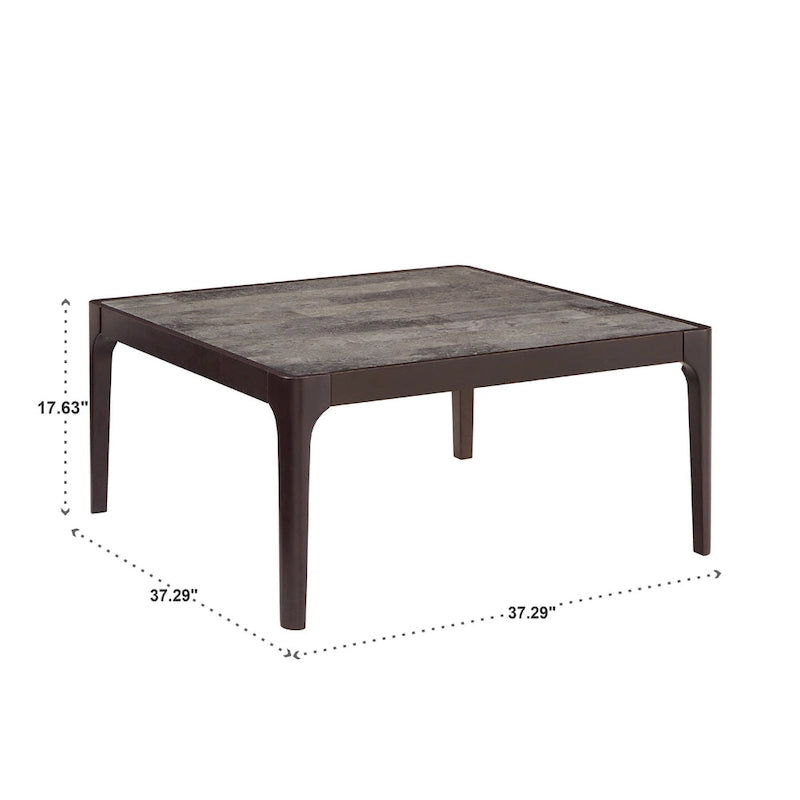 Tavolo Ludvika con piano effetto marmo di iNSPIRE Q Modern