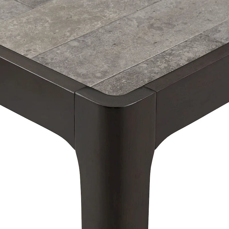 Tavolo Ludvika con piano effetto marmo di iNSPIRE Q Modern