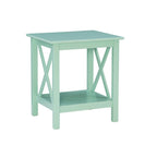 Tavolino laterale con base a X Ripplewood Farmhouse