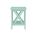 Tavolino laterale con base a X Ripplewood Farmhouse