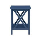 Tavolino laterale con base a X Ripplewood Farmhouse