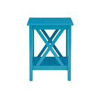 Tavolino laterale con base a X Ripplewood Farmhouse