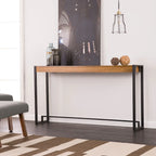 SEI Furniture Macen Tavolo Consolle Industriale Moderno Stretto