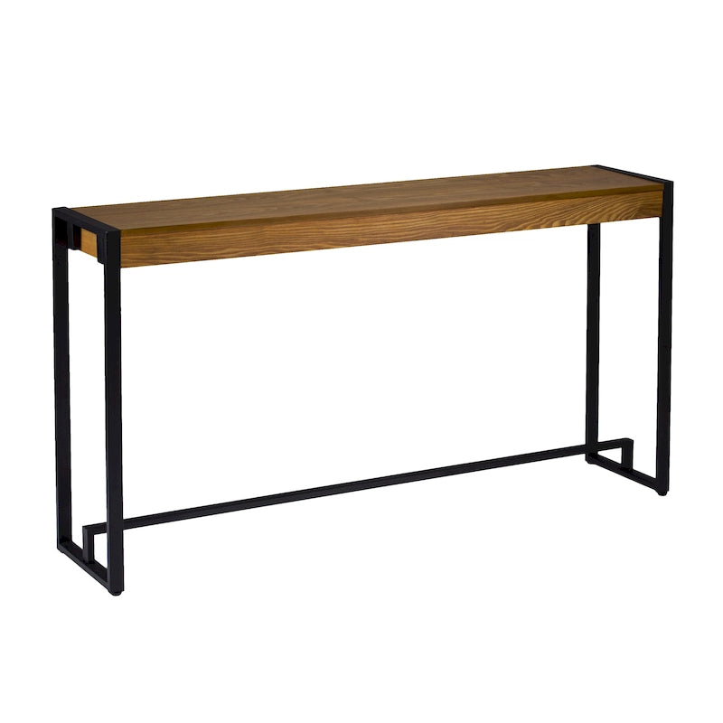 SEI Furniture Macen Tavolo Consolle Industriale Moderno Stretto