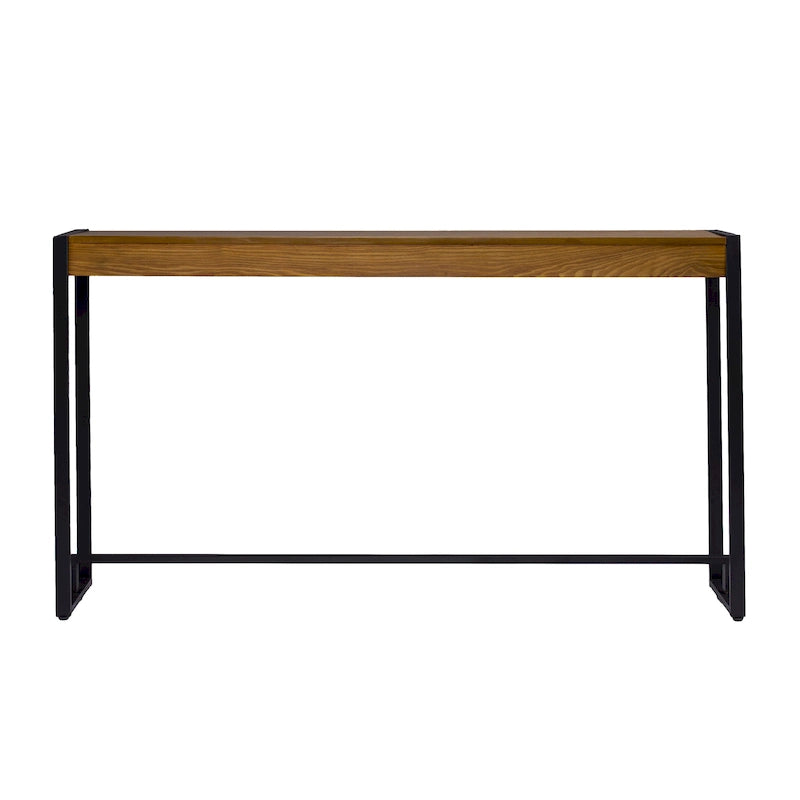 SEI Furniture Macen Tavolo Consolle Industriale Moderno Stretto