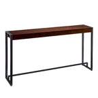 SEI Furniture Macen Tavolo Consolle Industriale Moderno Stretto