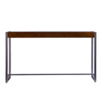SEI Furniture Macen Tavolo Consolle Industriale Moderno Stretto