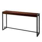 SEI Furniture Macen Tavolo Consolle Industriale Moderno Stretto