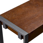 SEI Furniture Macen Tavolo Consolle Industriale Moderno Stretto