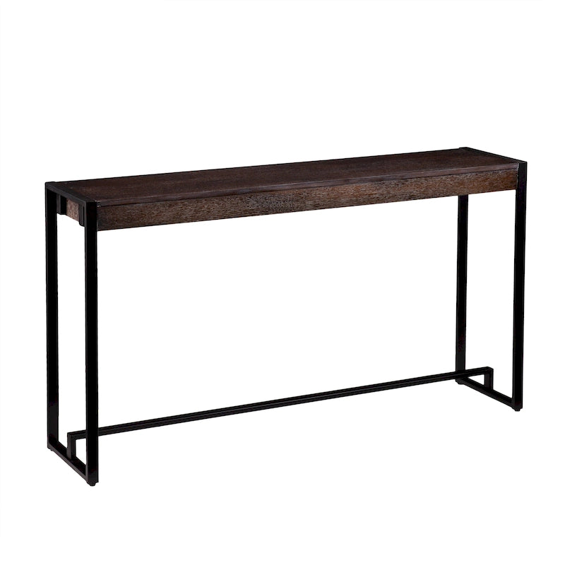 SEI Furniture Macen Tavolo Consolle Industriale Moderno Stretto