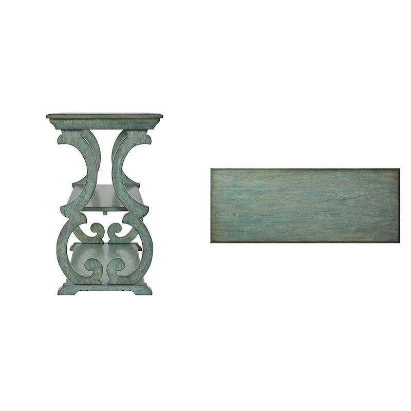 Tavolino Divano Eldoria Wood Scroll