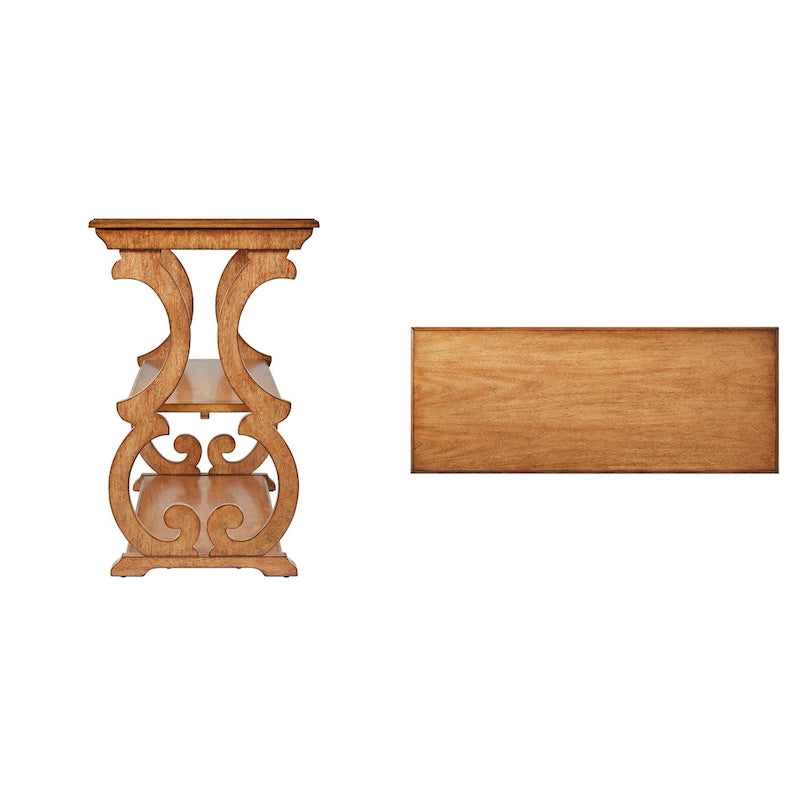 Tavolino Divano Eldoria Wood Scroll