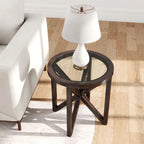 Collezione di tavoli in vetro dal design moderno e minimalista