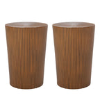 Tavolini Langseth Iron Sunburst (Set da 2) di Christopher Knight Home