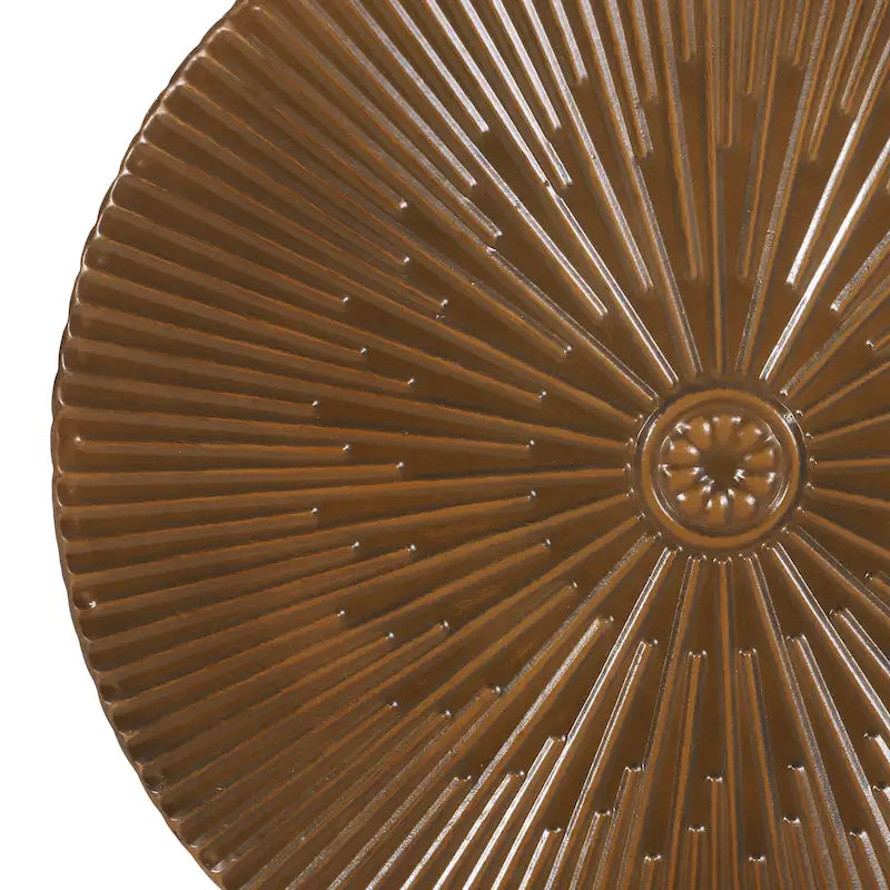 Tavolini Langseth Iron Sunburst (Set da 2) di Christopher Knight Home