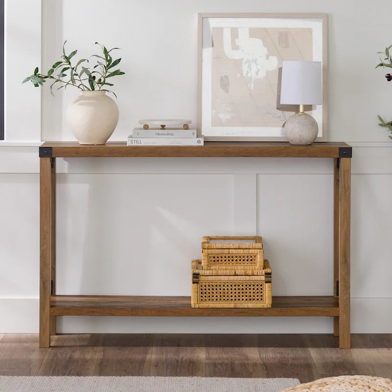 Middlebrook 46-inch X-frame Farmhouse Entry Table