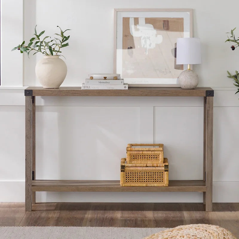 Middlebrook 46-inch X-frame Farmhouse Entry Table