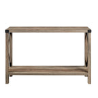 Middlebrook 46-inch X-frame Farmhouse Entry Table